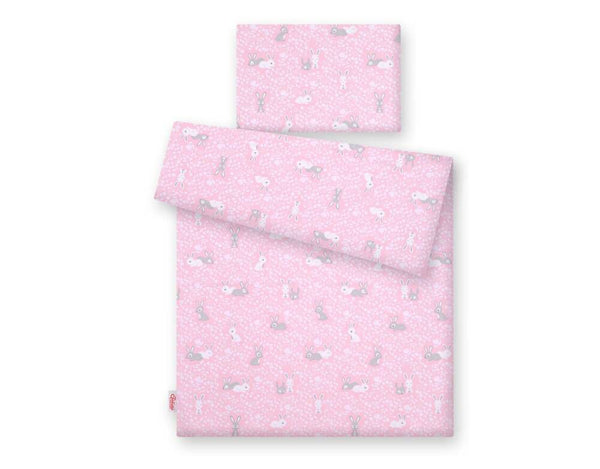 Bettwäsche-Set für Babys - 135X100cm - Pink Rabbits