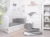 Bettwäsche-Set für Babys - 135x100cm - Mini Stars White