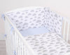 Bettwäsche-Set für Babys - 135X100cm - Clouds Grey/Blue