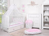 Bettwäsche-Set für Babys - 135X100cm - Clouds Grau/Pink