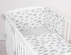 Bettwäsche-Set für Babys - 120x90cm - Wolken Grau/Grau