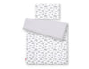 Bettwäsche-Set für Babys - 120x90cm - Wolken Grau/Grau