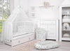 Bettwäsche-Set für Babys - 135x100cm - Clouds Grau/Grau