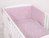 Bettwäscheset für Babys - 120X90cm - Burgundy Stars