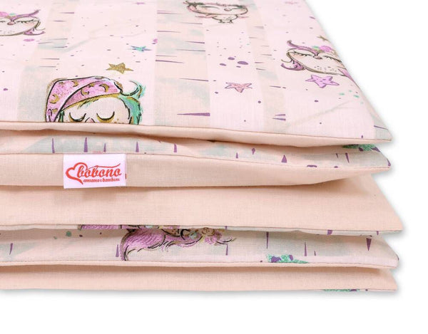 Bettwäsche-Set für Babys – 120x90cm – Eulen Creme