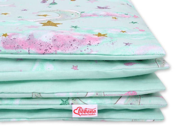Bettwäsche-Set für Babys - 120x90cm - Moons Mint