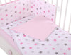 Pussilakanasetti Vauvalle - 120X90cm - Pink /Pink