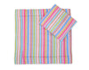 Vauvan peitto 77x77cm ja tyyny - Blueberry strips