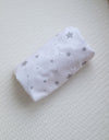 Moseskorb-Laken - Boho - Mini Graue Sterne
