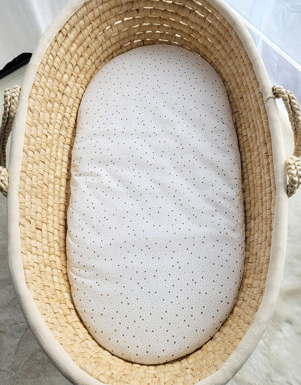 Moseskorin Laken - Boho - Mini Gold Stars