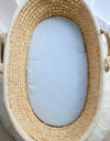 Moseskorb-Laken – Boho – Blau