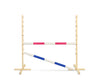 Steckenpferd-Hindernis 120cm mit zwei Stangen - Pink und Blau