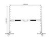 Steckenpferd Hindernis 160cm - Beam blue