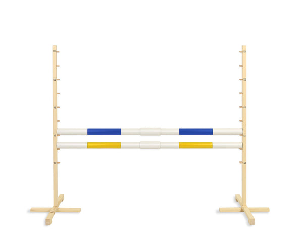 Steckenpferd-Hindernis 160cm mit zwei Stangen - Blue