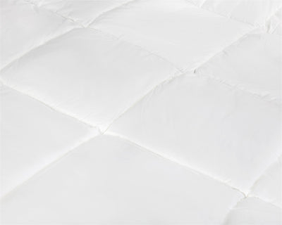 Percale Cotton Touch Enkel Dekbed Valkoinen - Vuodevaatteet