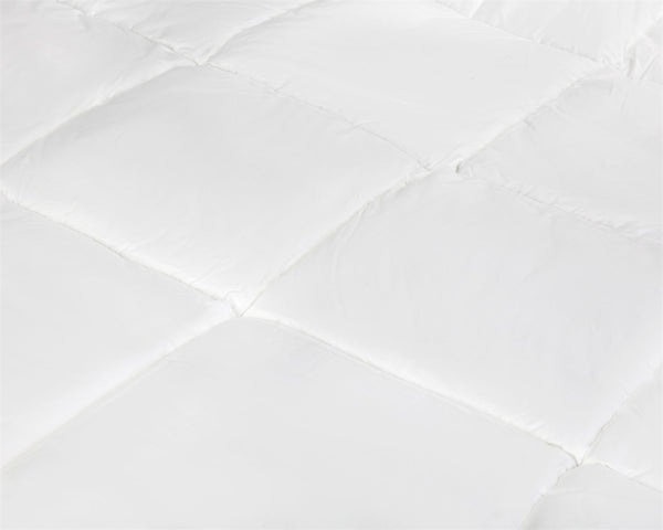 Percale Cotton Touch Enkel Dekbed Valkoinen - Vuodevaatteet
