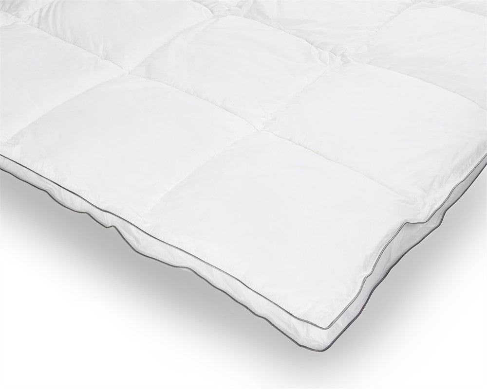 Percale Cotton Touch Enkel Dekbed Valkoinen - Vuodevaatteet