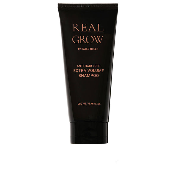Rated Green Real grow anti hair loss extra volume shampoo 200 ml | Vuodevaatteet.fi