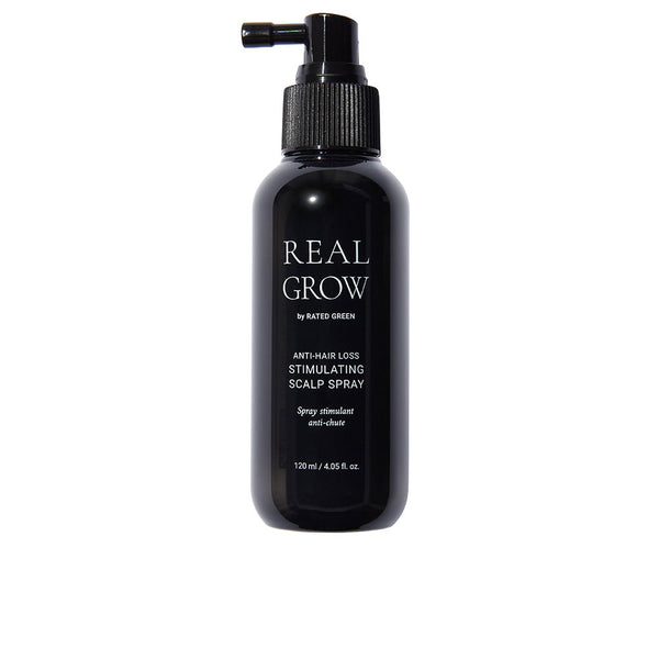 Rated Green Real grow anti hair loss stimulating scalp spray 120 ml | Vuodevaatteet.fi