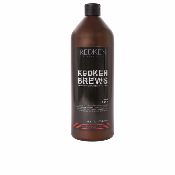 Redken Brews 3 In 1 1000 Ml | Vuodevaatteet.fi