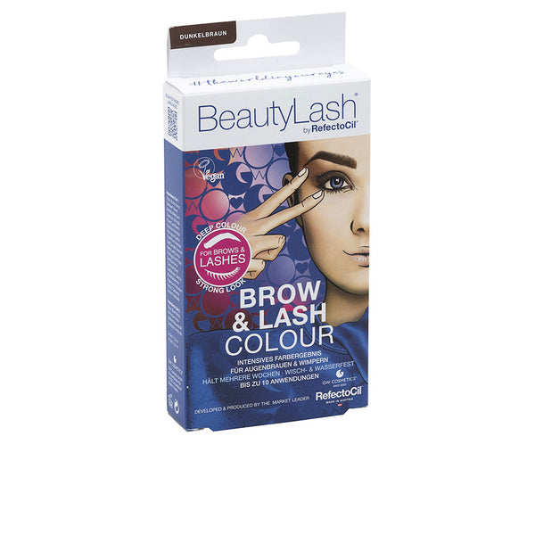 Refectocil BeautyLash Brow & Lash Colour Tint Kit Dark Brown – syvä ruskea kotiväri | Vuodevaatteet.fi