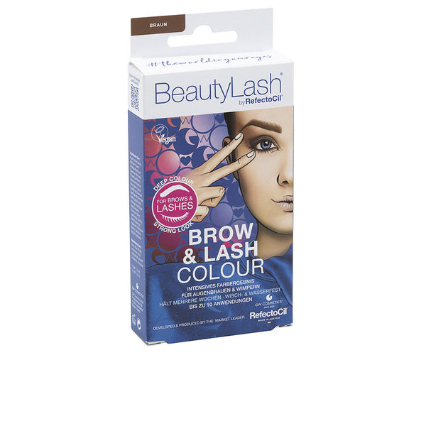 Refectocil BeautyLash Brow & Lash Colour Tint Kit Medium Brown – helppo kotivärjäys | Vuodevaatteet.fi