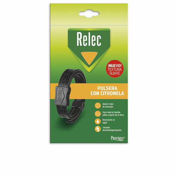 Relec pulsera hyttyskarkotinranneke sitruunaruoholla aikuinen musta 1 kpl | Vuodevaatteet.fi
