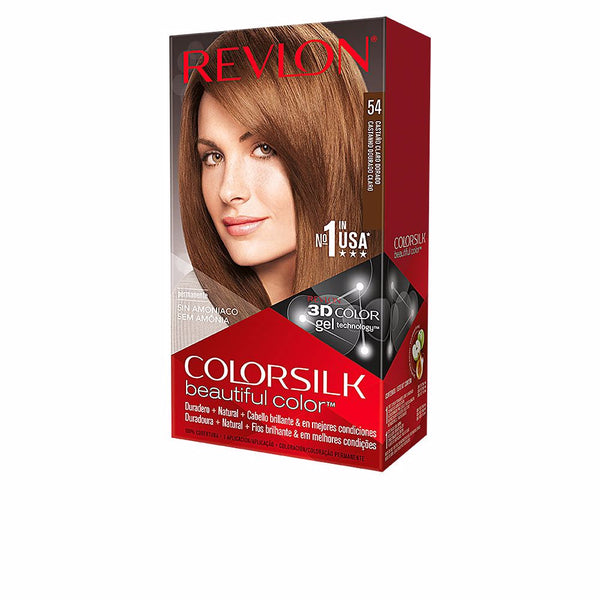 Revlon Mass Market Colorsilk väriaine #54-vaalea kultainen kastanja 1 kpl | Vuodevaatteet.fi