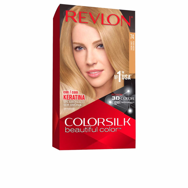 Revlon Mass Market Colorsilk väriaine #74-keskiruskea 1 kpl | Vuodevaatteet.fi