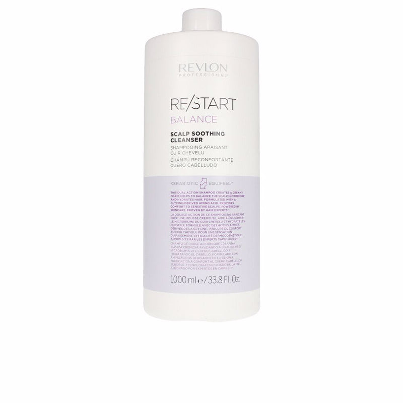 Revlon Re-start balance rauhoittava puhdistava shampoo 1000 ml | Vuodevaatteet.fi