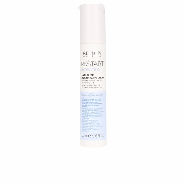 Revlon Re-start kosteuttavat anti-frizz pisarat 50 ml | Vuodevaatteet.fi