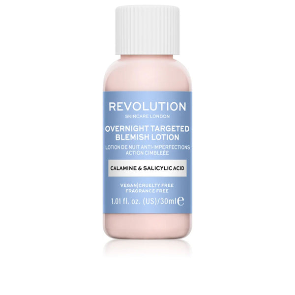 Revolution Skincare Overnight targeted blemish lotion kalamiini & salisyylihappo 30 ml | Vuodevaatteet.fi