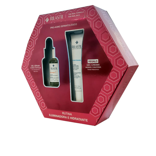 Rilastil Illuminating Serum + Anti-Wrinkle Gel Cream Case 2 Pcs | Vuodevaatteet.fi