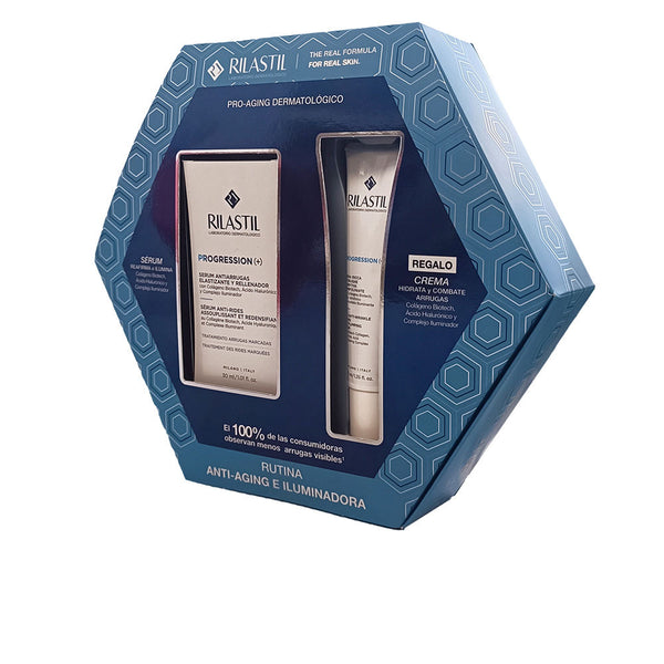 Rilastil Progression (+) Anti-Wrinkle And Illuminating Routine Case 2 Pcs | Vuodevaatteet.fi