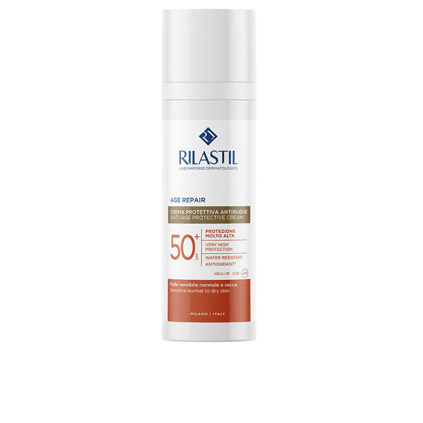 Rilastil Sun system ikääntymisen korjaava ryppyjä ehkäisevä suojaava voide spf50+ 50 ml | Vuodevaatteet.fi