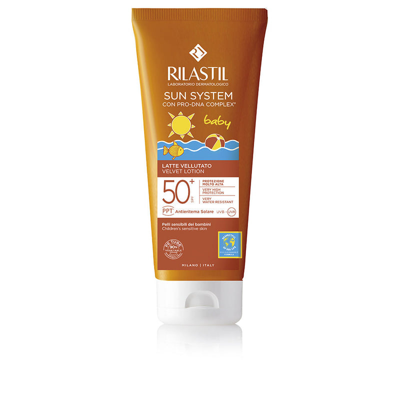 Rilastil Sun system spf50+ baby samettimaito 200 ml | Vuodevaatteet.fi