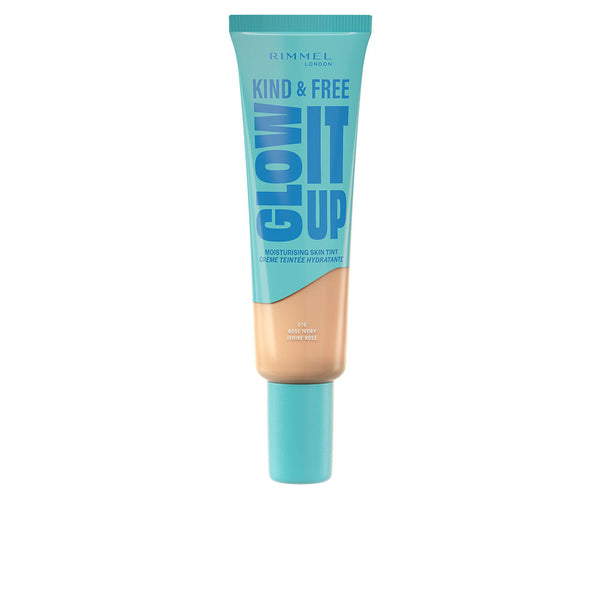 Rimmel London Kind & Free Glow It Up Liquid Foundation #010-Rose Ivory 30 Ml | Vuodevaatteet.fi