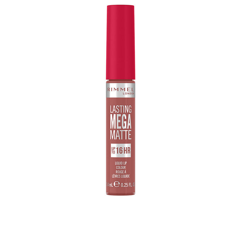 Rimmel London Lasting mega matte nestemäinen huuliväri #200-pink blink 7,4 ml | Vuodevaatteet.fi