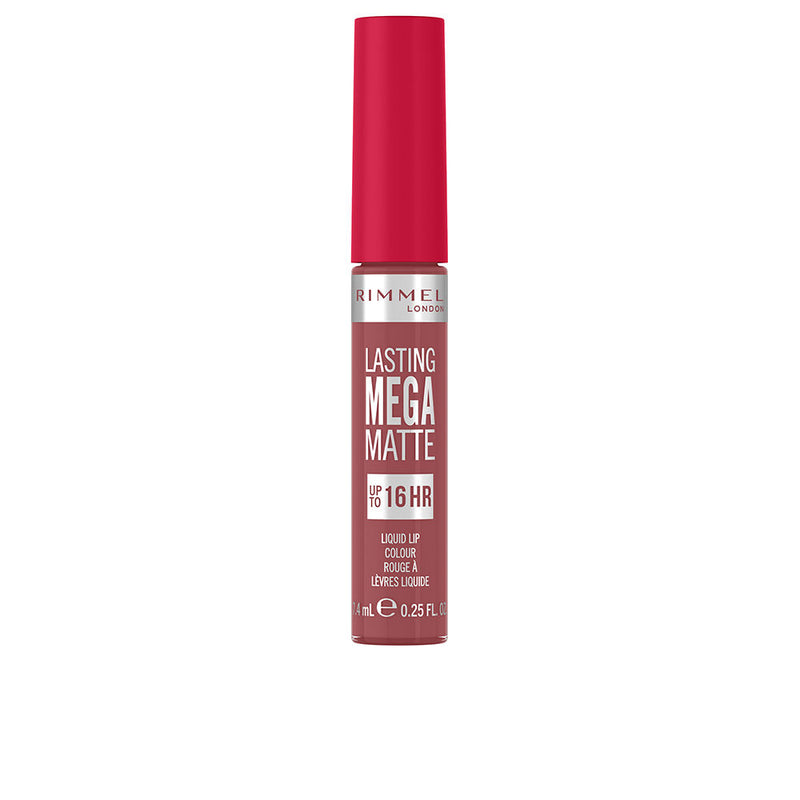 Rimmel London Lasting mega matte nestemäinen huuliväri #210-rose & shine 7.4 ml | Vuodevaatteet.fi