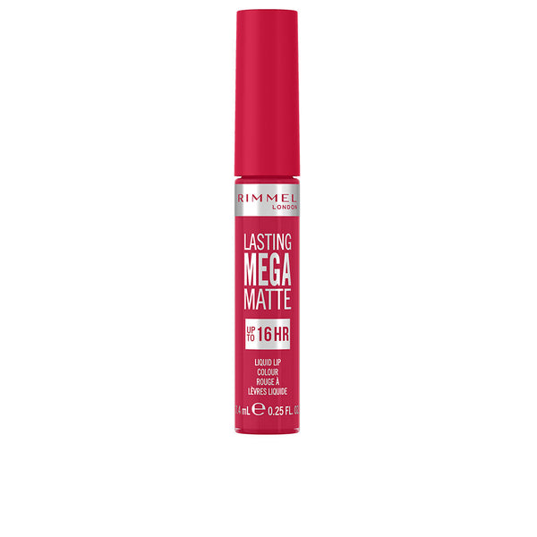 Rimmel London Lasting mega matte nestemäinen huuliväri #910-fuchsia flush 7.4ml | Vuodevaatteet.fi