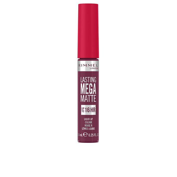 Rimmel London Lasting mega matte nestemäinen huuliväri #940-rock me purple 7,4 ml | Vuodevaatteet.fi