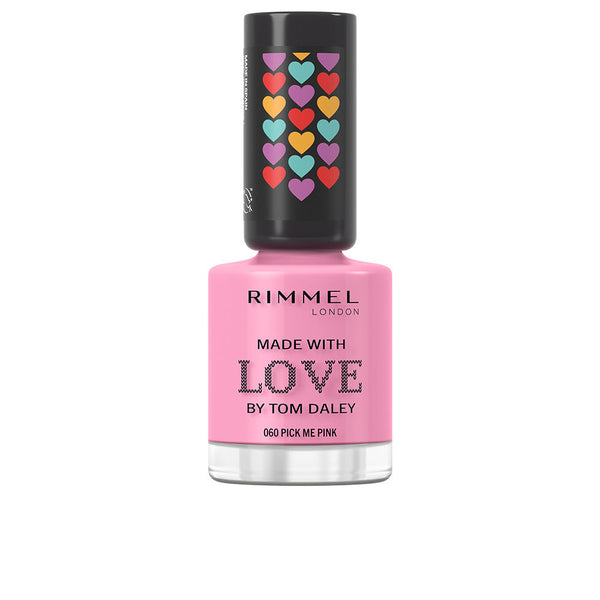 Rimmel London Made with love by tom daley kynsilakka #060-pick me pink 8 ml | Vuodevaatteet.fi