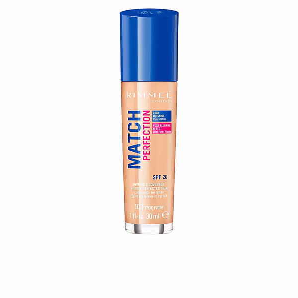 Rimmel London Match perfection meikkivoide #103-true ivory | Vuodevaatteet.fi