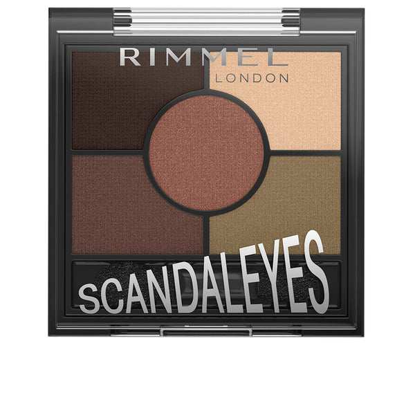 Rimmel London Scandaleyes varjostuspaletti #002-brixton brown 3.80 gr | Vuodevaatteet.fi
