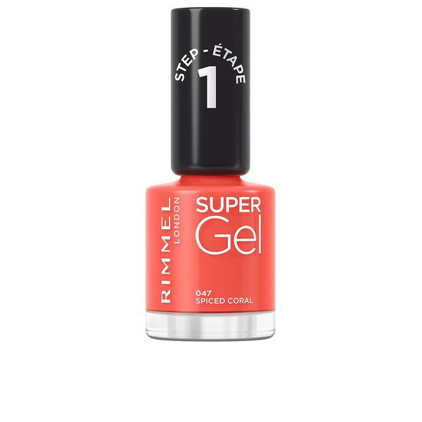 Rimmel London Super gel kynsilakka #047-spiced coral 12 ml | Vuodevaatteet.fi