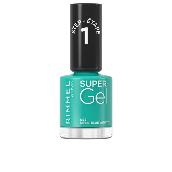 Rimmel London Super gel kynsilakka #98-never blue with you 12 ml | Vuodevaatteet.fi