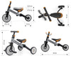 Lasten 3in1 Kolmipyörä Optimus Harmaa