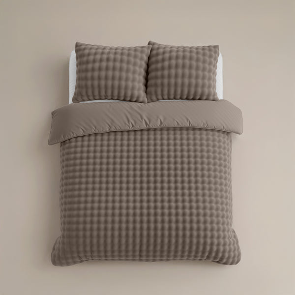 Bettwäsche-Set Pom Pom Taupe