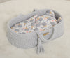 Puppe Schlafsack - Hedgehogs Grey