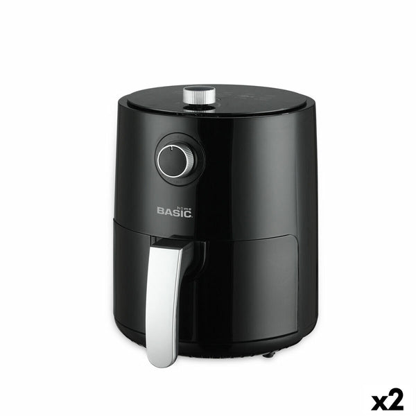 Airfryer Basic Home 1200 W 2,3 L Musta - Vuodevaatteet.fi